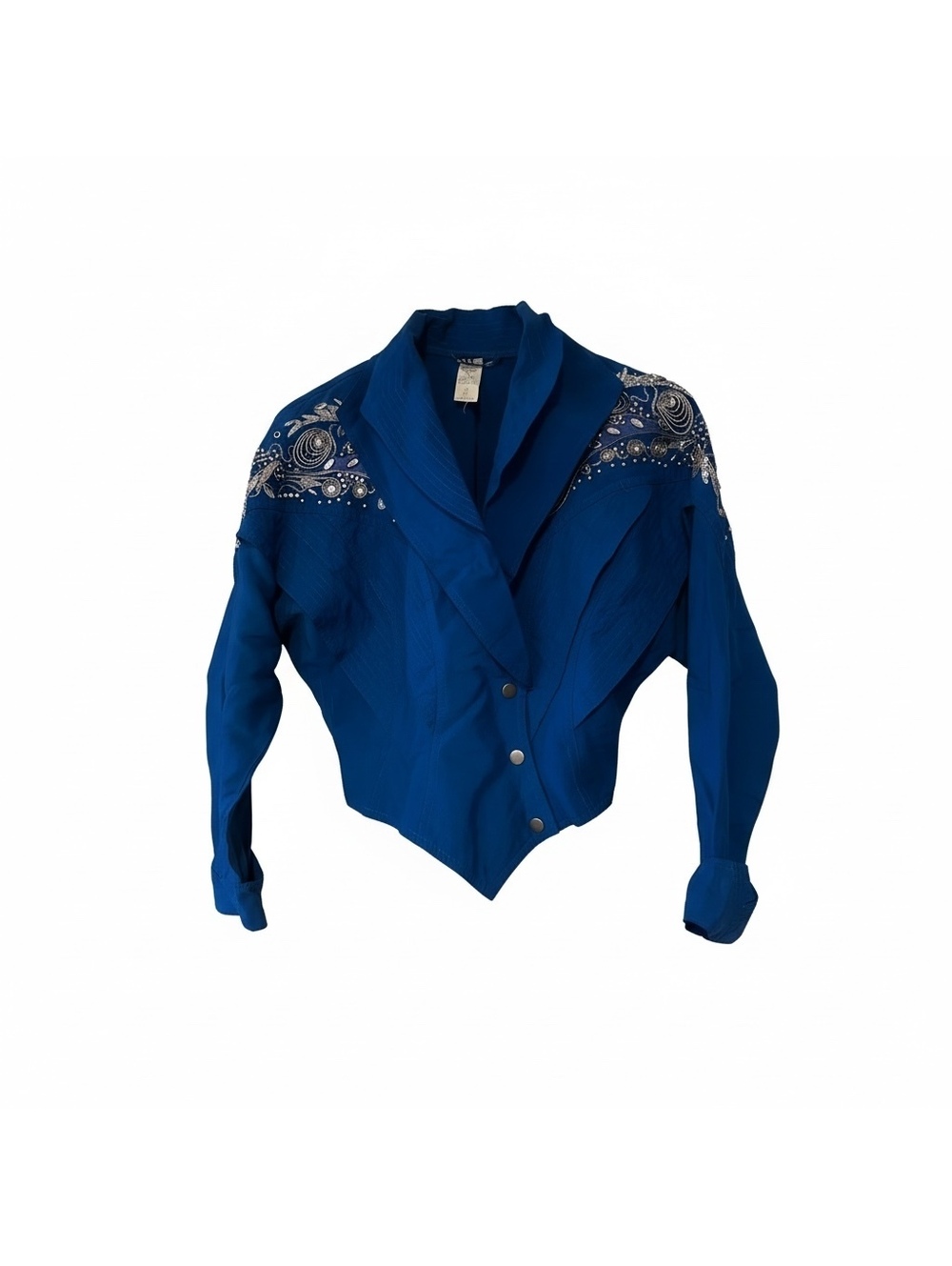 IIF Vintage Cobalt Blue Embellished Jacket